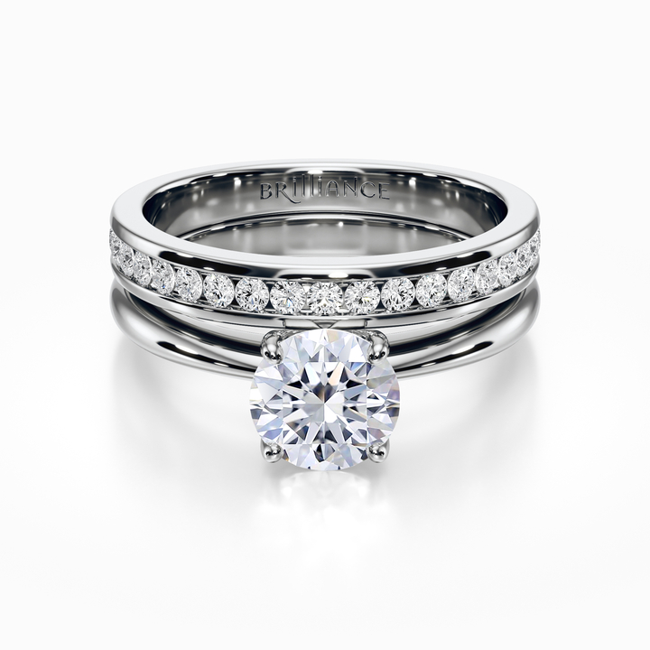 Diamond solitaire bridal set orders