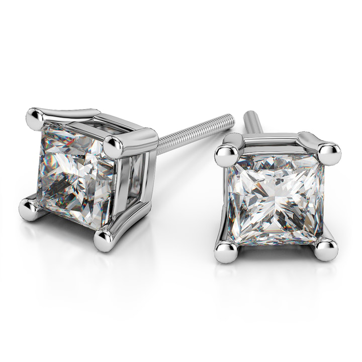 Cost of 1 carat shops diamond earrings