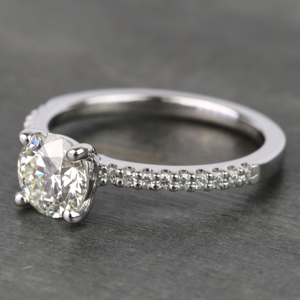 1 Carat Internally Flawless Diamond Engagement Ring