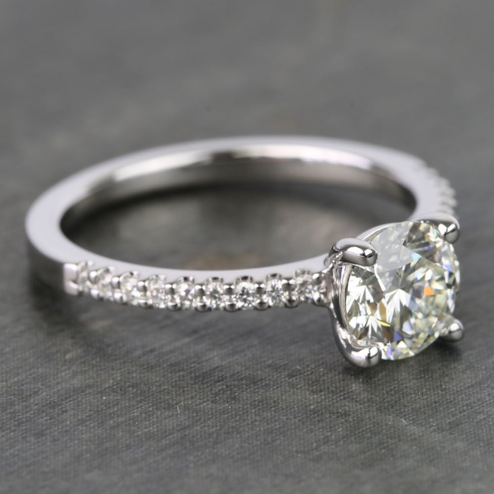 1 Carat Internally Flawless Diamond Engagement Ring