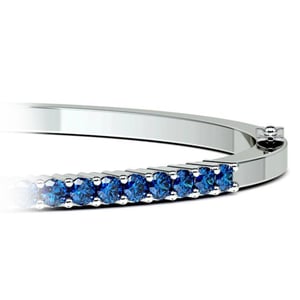 White gold sale and sapphire bracelet