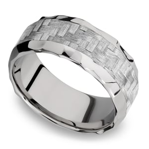 Contemporary Carbon Fiber Rings & Wedding Bands