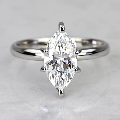 2 Carat Round Diamond Six-Prong Solitaire Engagement Ring