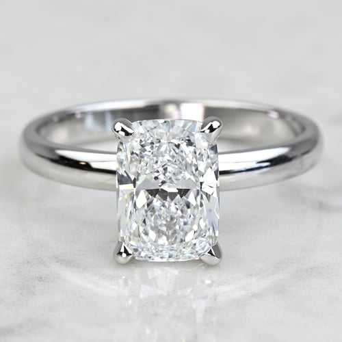 Stunning 1 Carat Oval Diamond Solitaire Engagement Ring