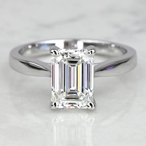 7 Carat Lab Grown Radiant Diamond Custom Engagement Ring