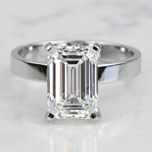 7 Carat Lab Grown Radiant Diamond Custom Engagement Ring