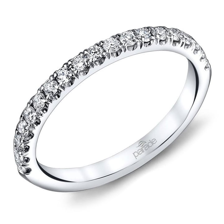 Addison - Scalloped Lace Diamond Band in Your Choice of 14K Gold