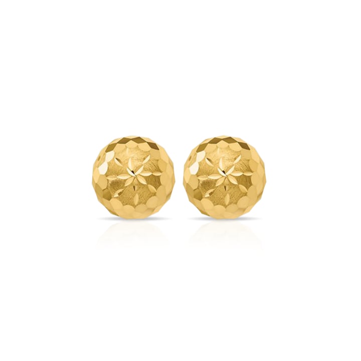 9ct yellow clearance gold stud earrings