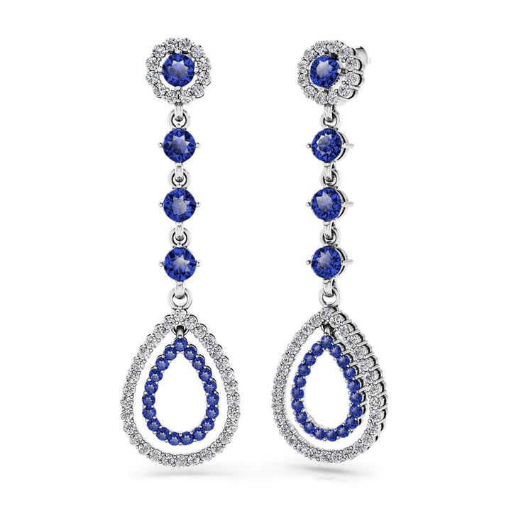 Popular Teardrop Diamond Earrings