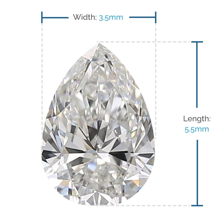 Perle de diamant 5.5 mm