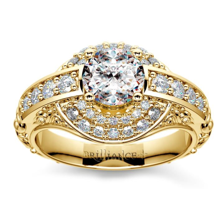 Antique reproduction ring on sale settings