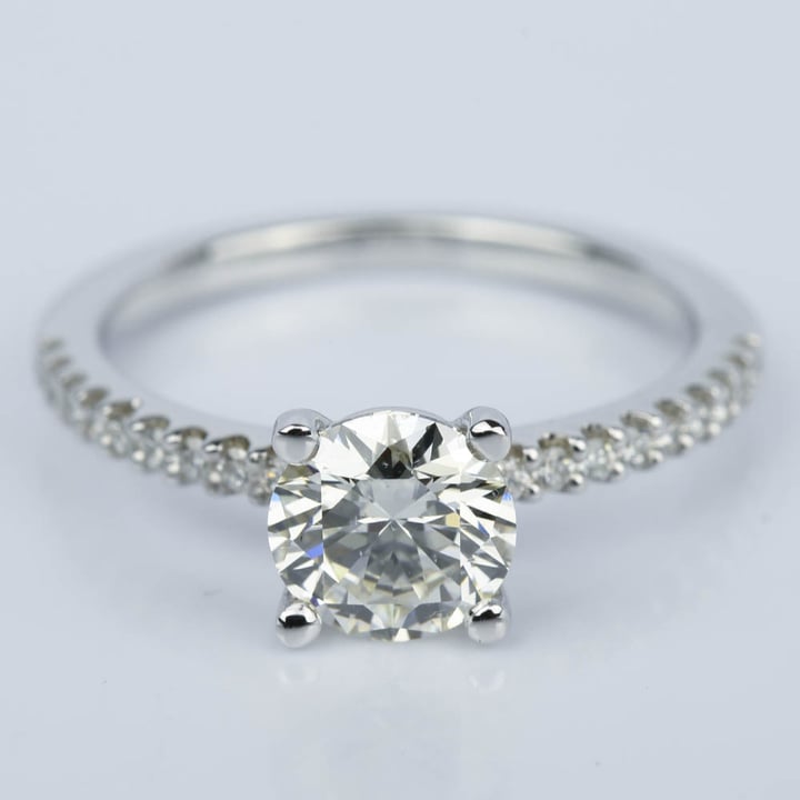 Super Ideal Cut Diamond Engagement Ring (1.25 ct.)