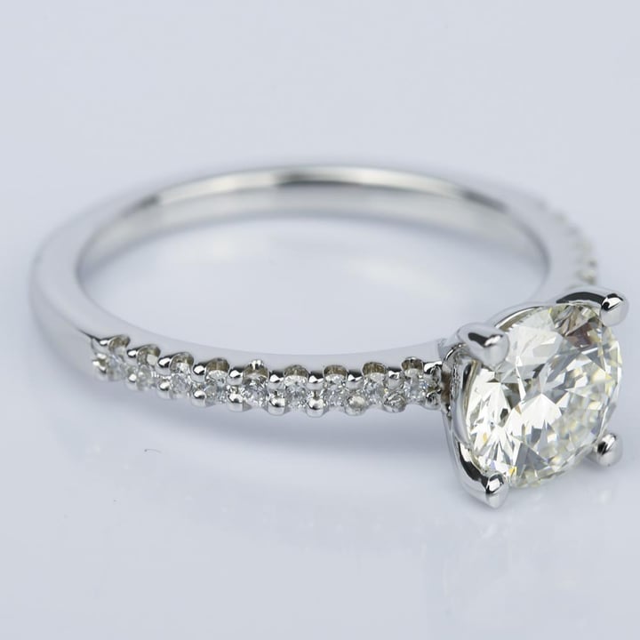 Super Ideal Cut Diamond Engagement Ring (1.25 ct.)