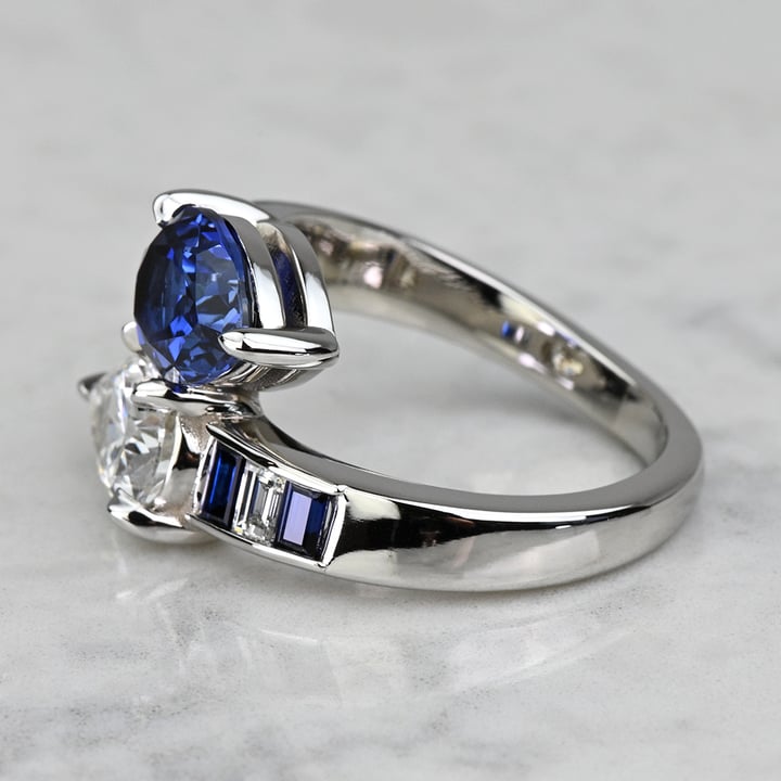 Fancy Lab-Grown Sapphire Toi et Moi Ring – Fullers Jewelry