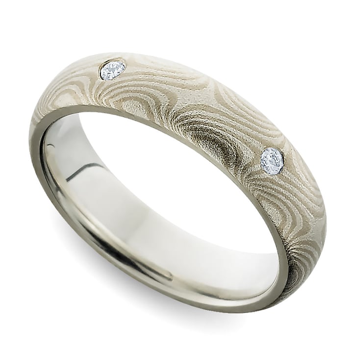 Matching Mokume Gane Wedding Bands