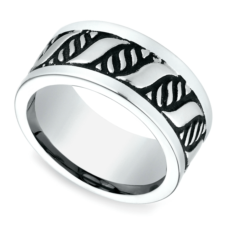 Double helix engagement on sale ring