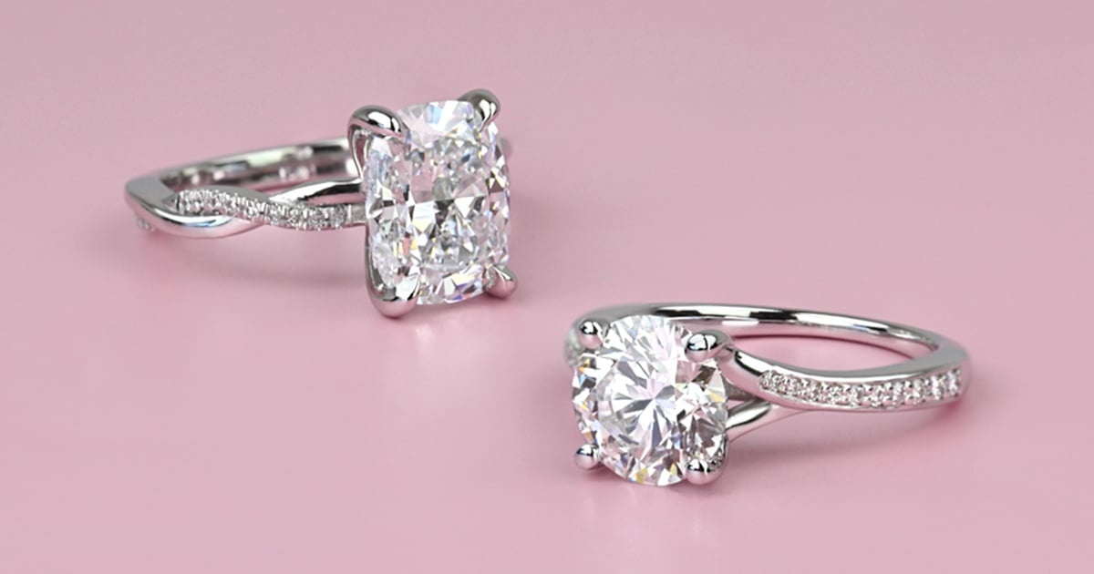 JUST BUY IT Flash Diamond Engagement Rings Women'S Rings Fashion Jewelry  Wedding Rings 