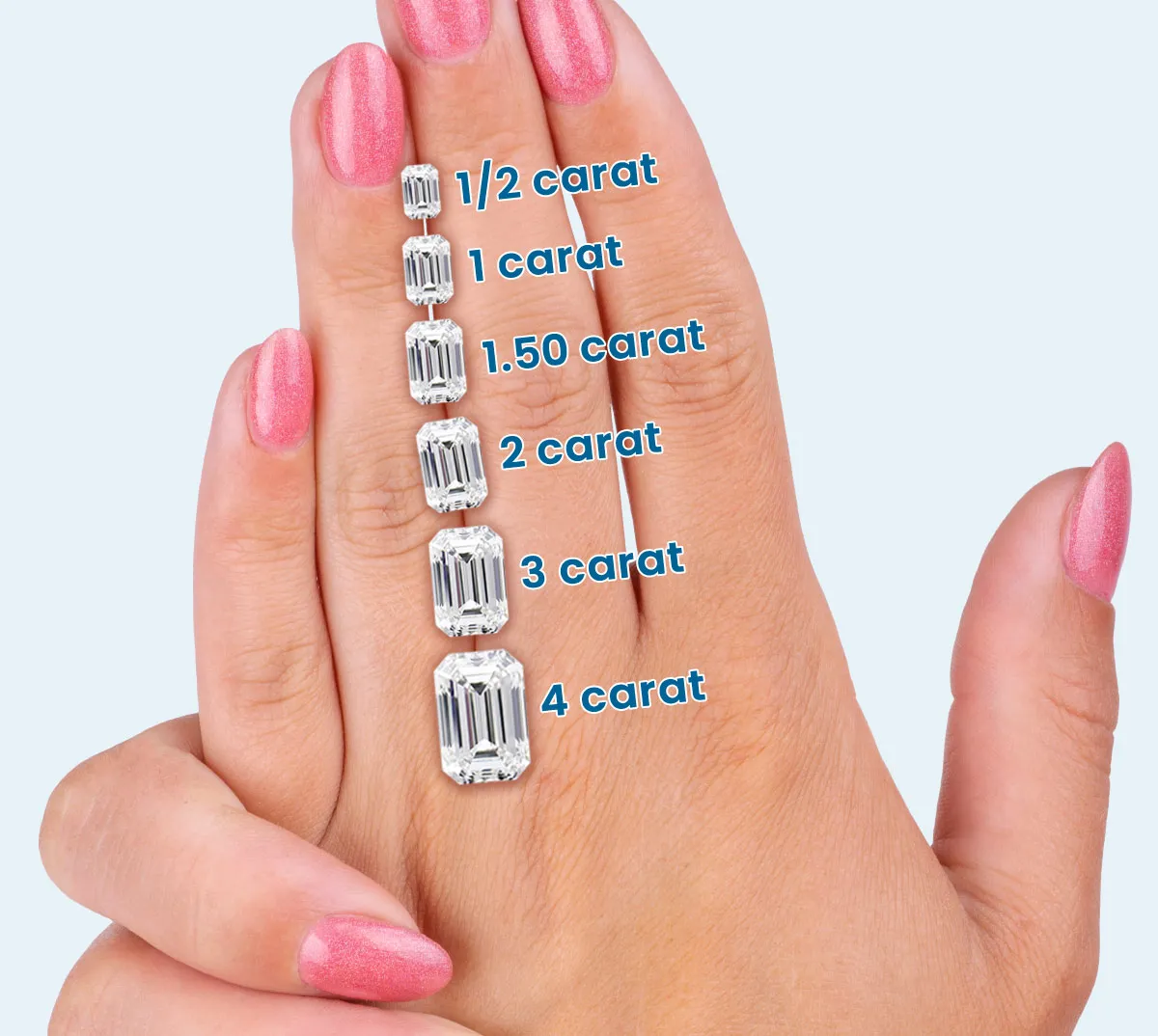 Diamond Size Hand Emerald.144888f1 
