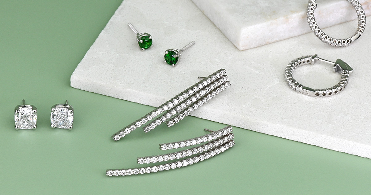 3 Piece Earring Set in Green – Pineal Vision Jewelry