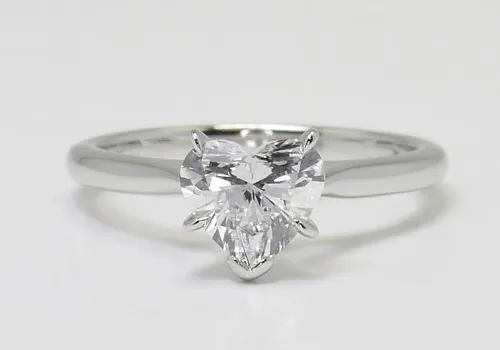 Best setting for heart sale shaped diamond