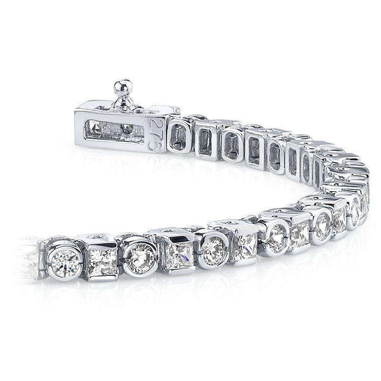 Princess Diamond Tennis Bracelet 