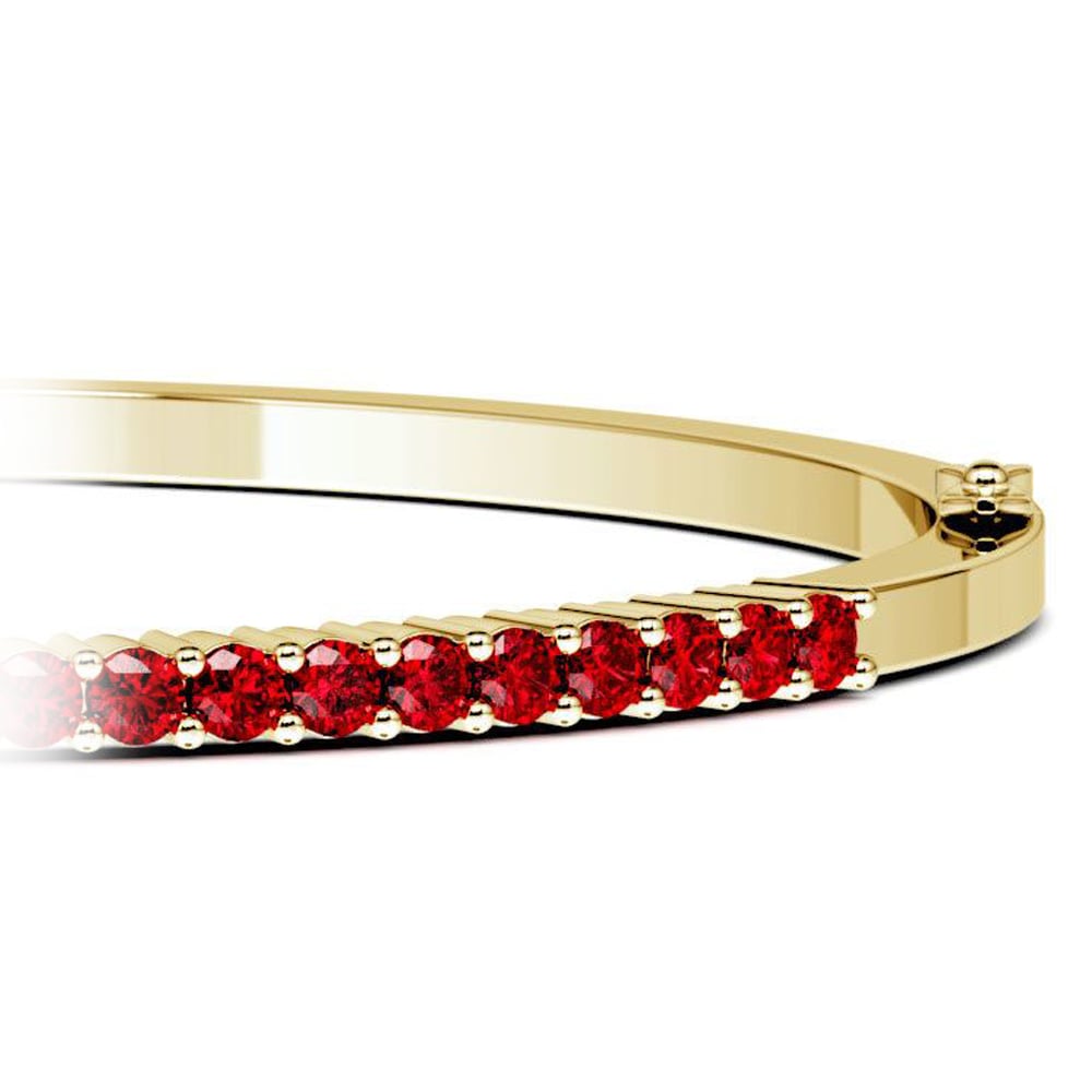 gold bracelets with ruby