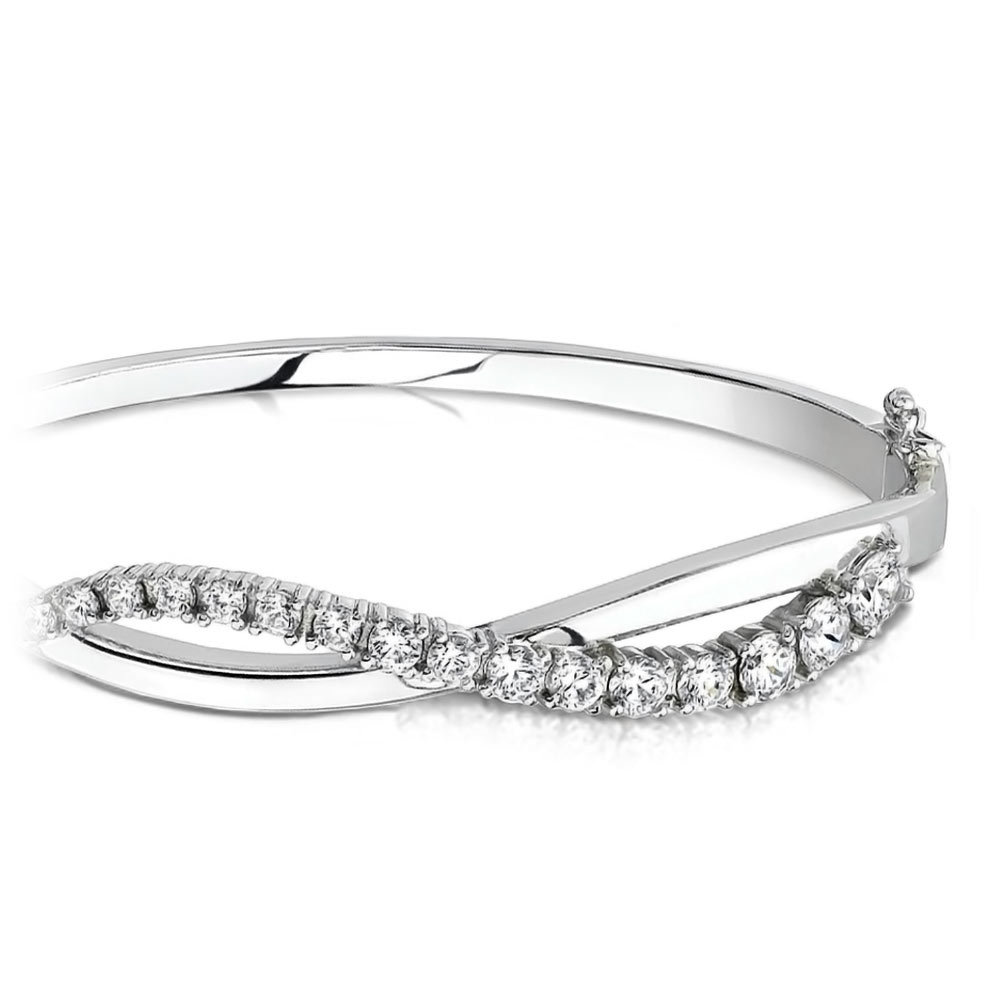 diamond swirl bracelet