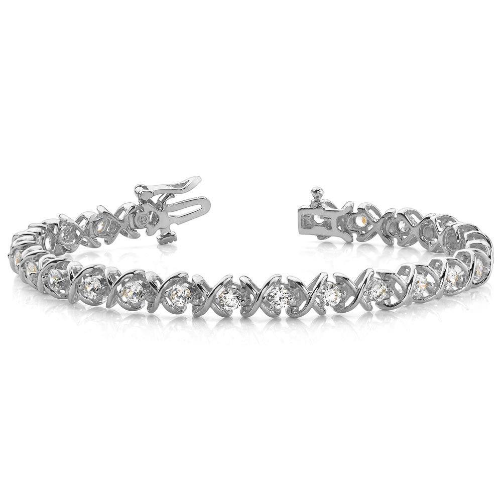 x and o diamond bracelet