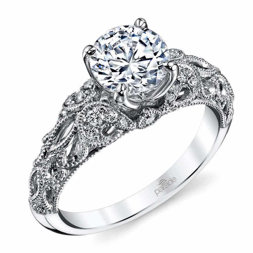 antique style diamond rings