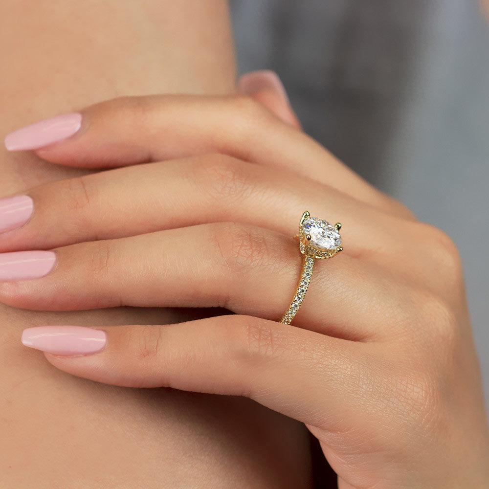 pave encrusted diamond ring