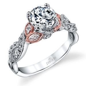 Rose Design Wedding Ring 10