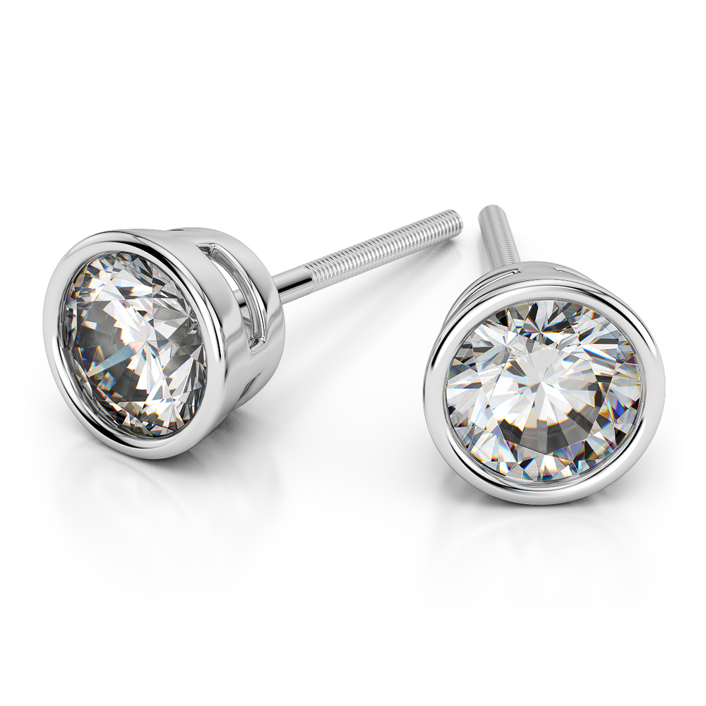 1/3 ctw 14k White Gold Diamond Stud Earrings