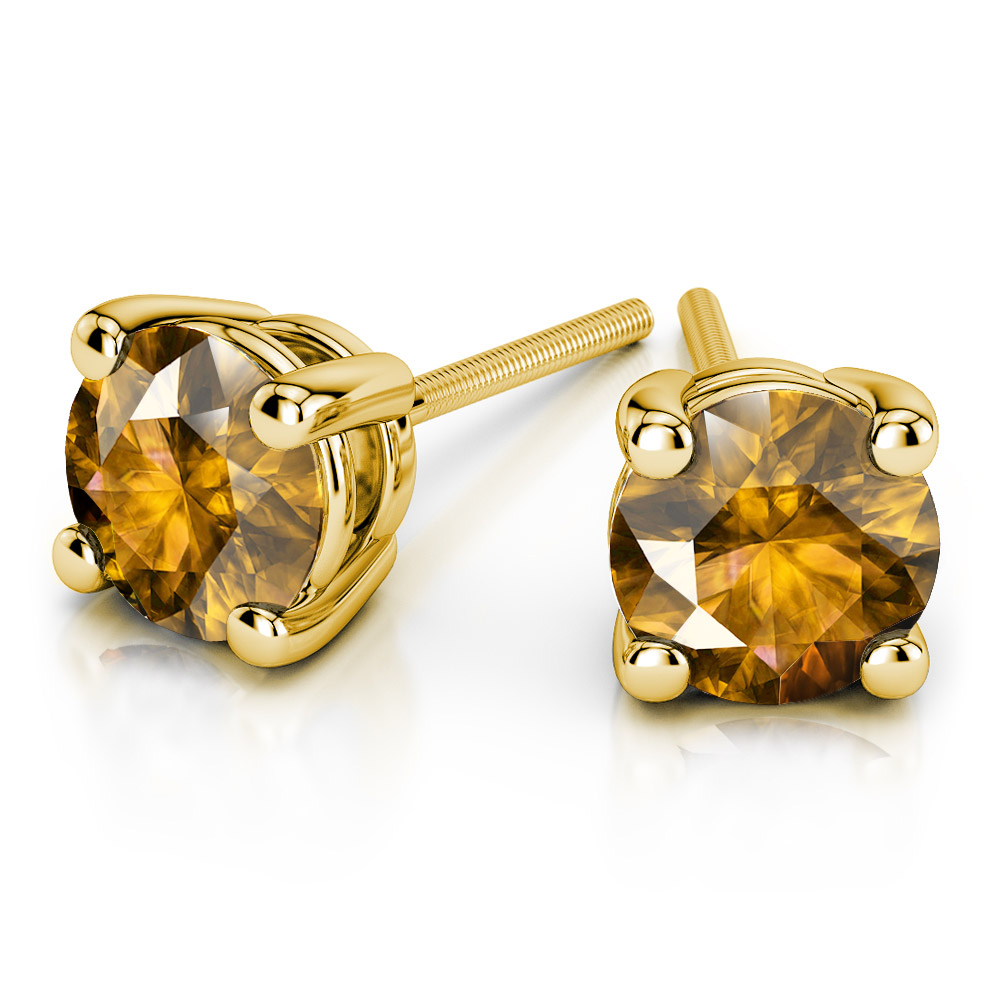 Citrine clearance gold earrings