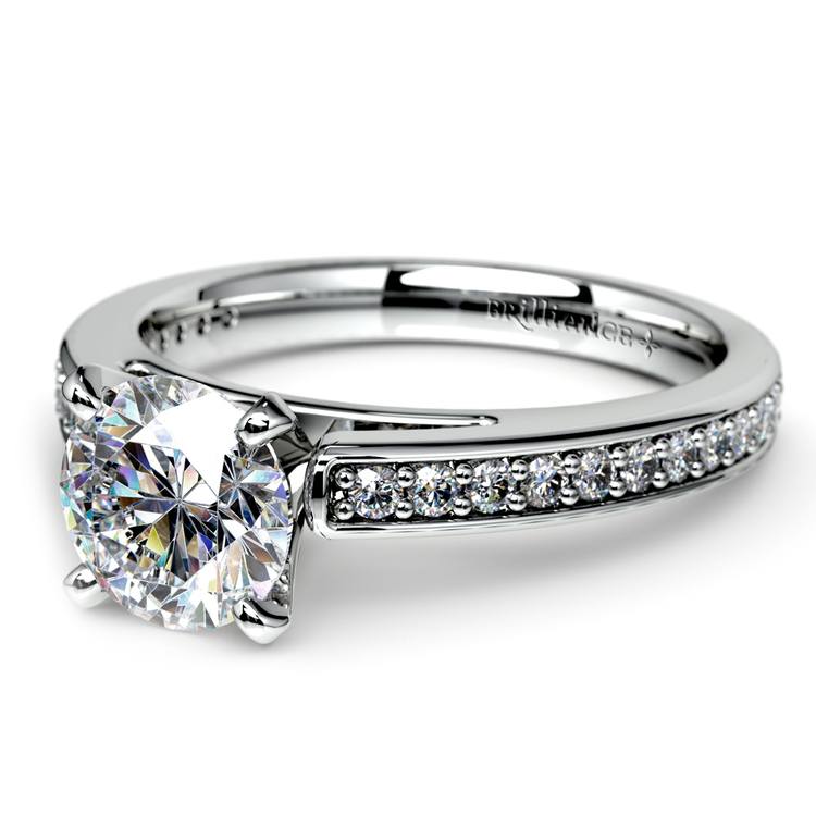 Cathedral Engagement Ring (0.50 carat)