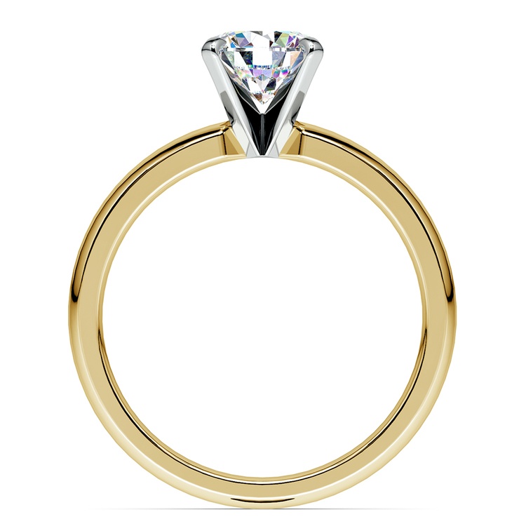 Classic Solitaire Engagement Ring in Yellow Gold