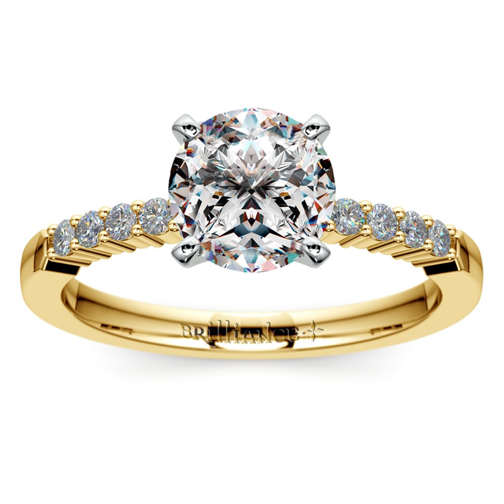 Rose Gold Alternating Black and White Diamond Halo Salt and Pepper Diamond  Engagement Ring - Doron Merav