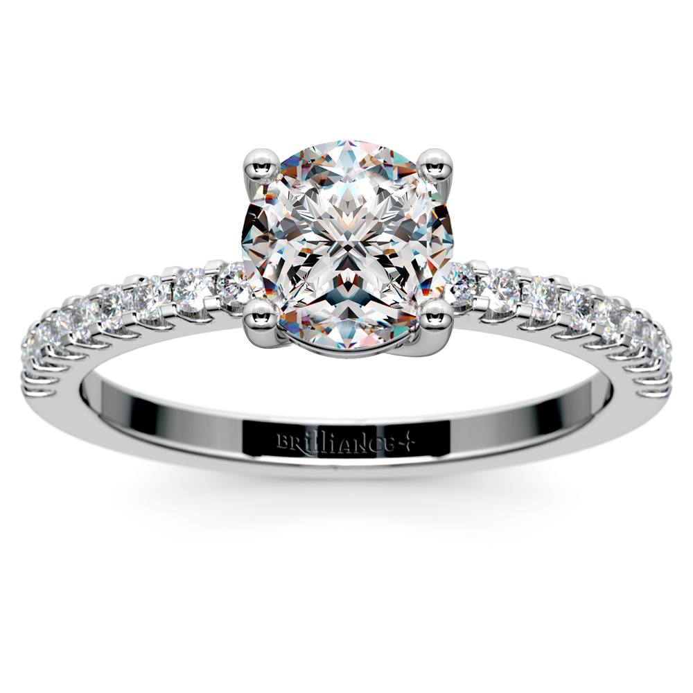 palladium and diamond wedding rings