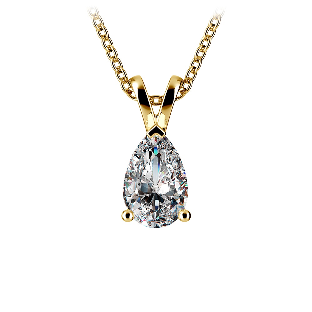 one diamond pendant