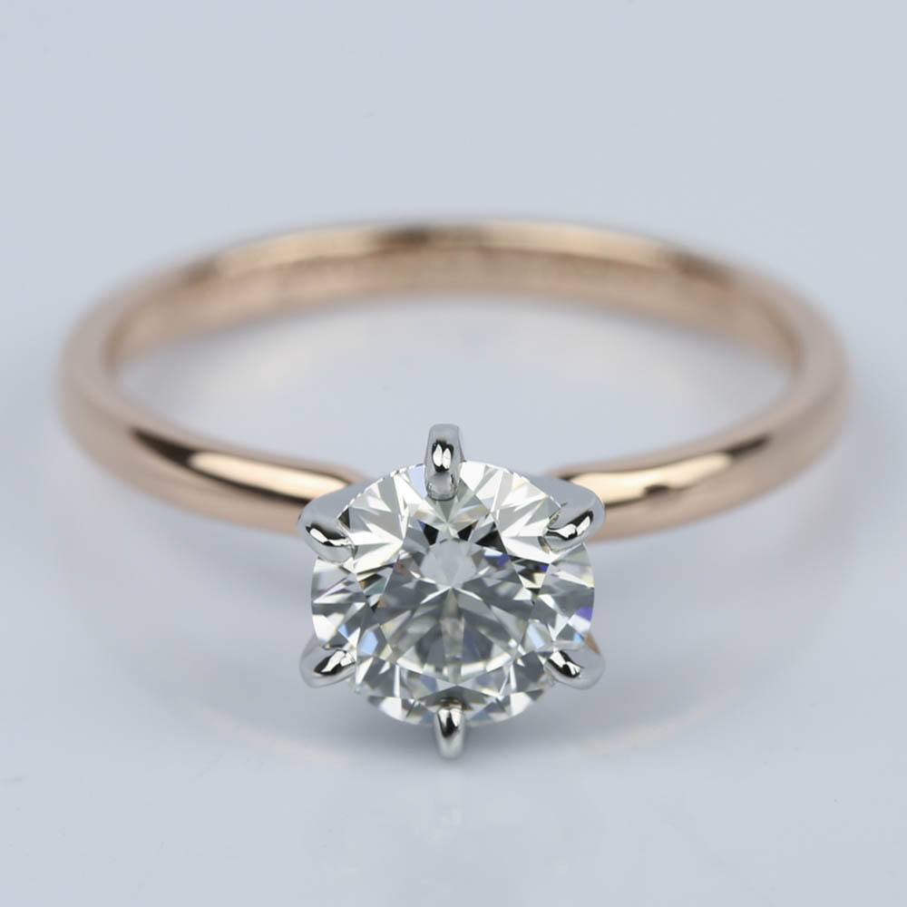 internally flawless diamond engagement ring