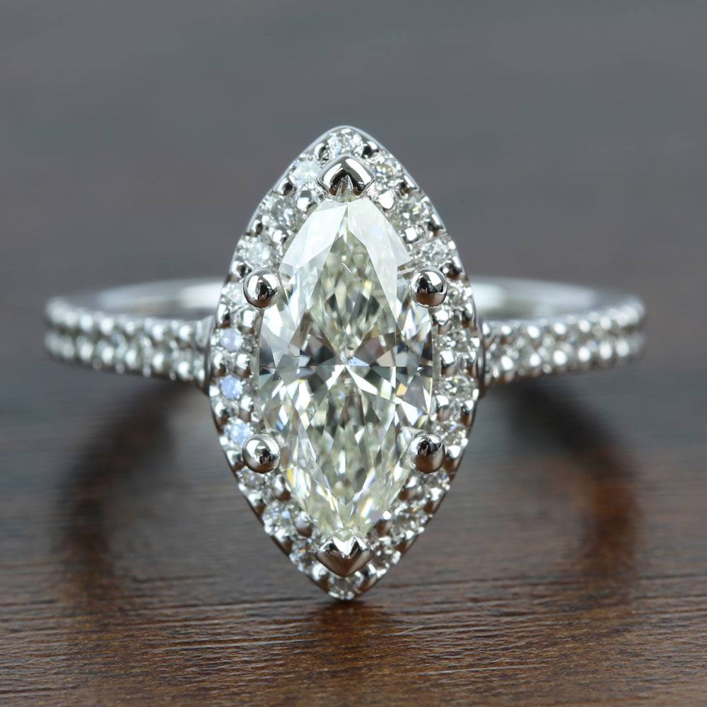 1.5 carat marquise diamond engagement ring