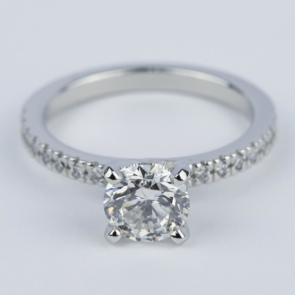 2 carat three stone diamond ring