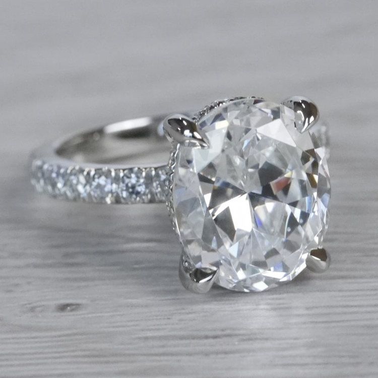 2 Carat Diamond Oval Cut Engagement Ring