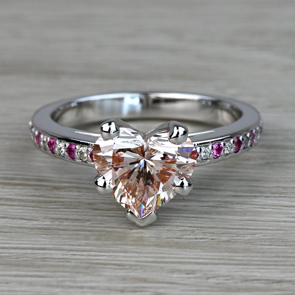 Pink Heart Ring, Pink Eternity Band