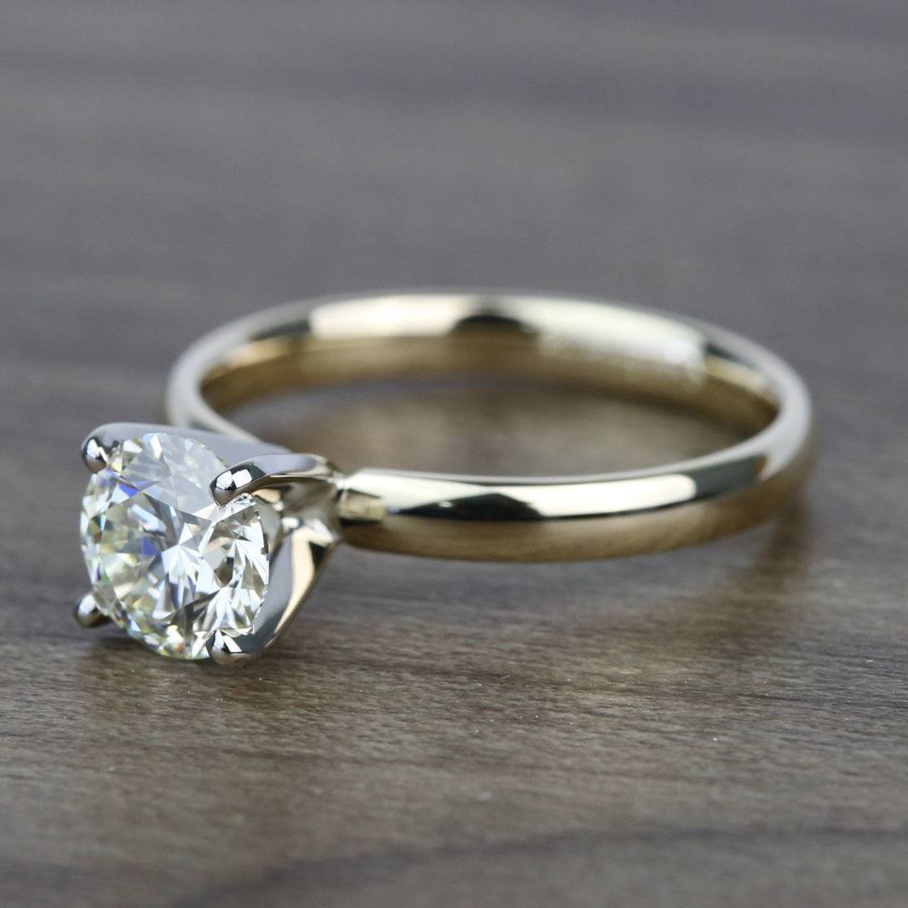 Classic Round Solitaire Diamond Engagement Ring