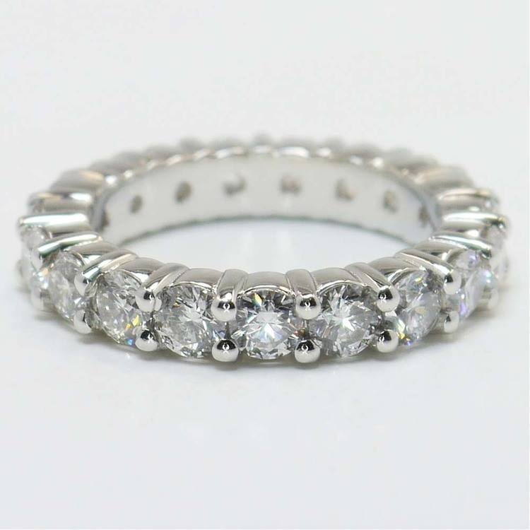 Closed Gallery Round Diamond Eternity Band (7.5 Ctw)