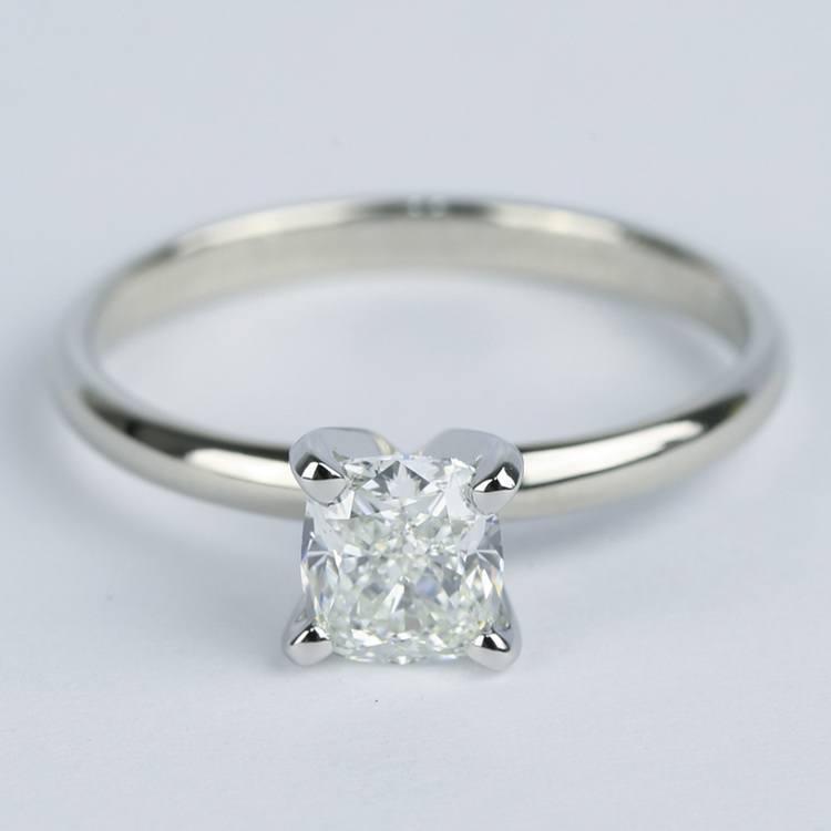 Cushion Diamond Solitaire Engagement Ring (0.96 ct.)