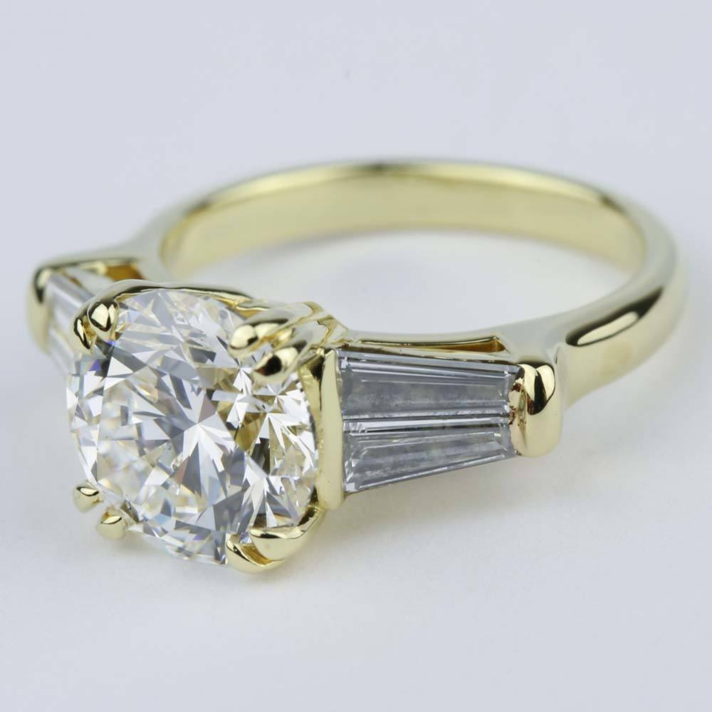 double baguette diamond ring