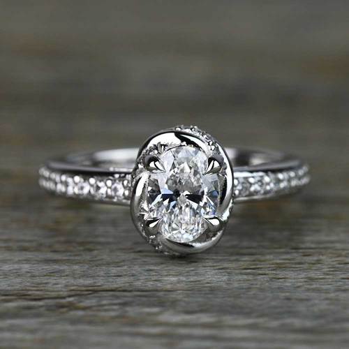 Custom Two Stone Diamond Ring (Bezel Set Twist Design)