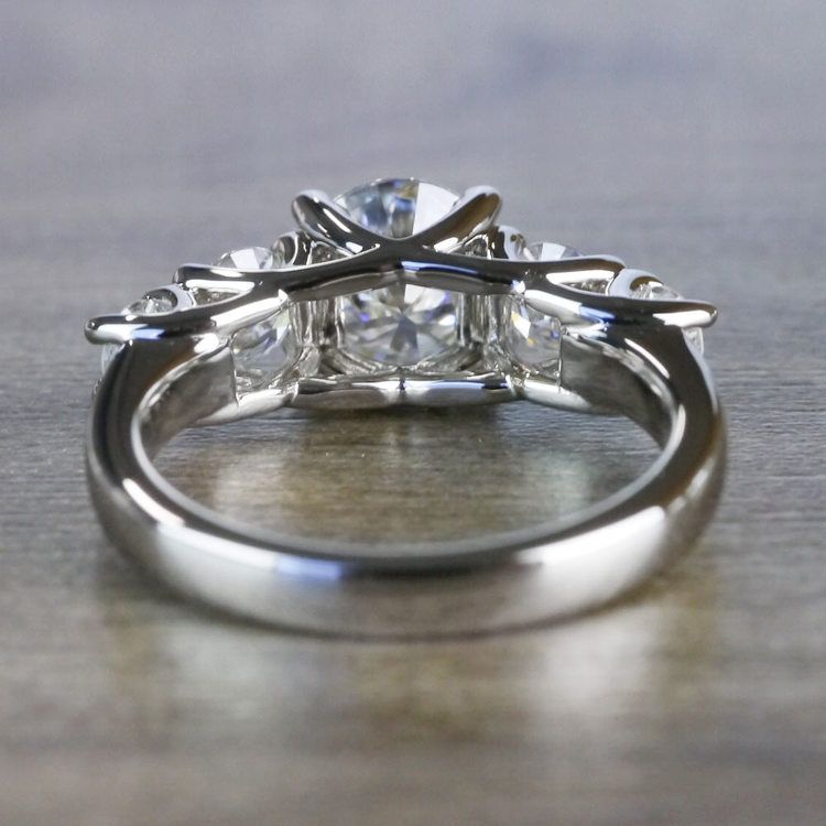 Five Stone Forever One Moissanite Diamond Engagement Ring