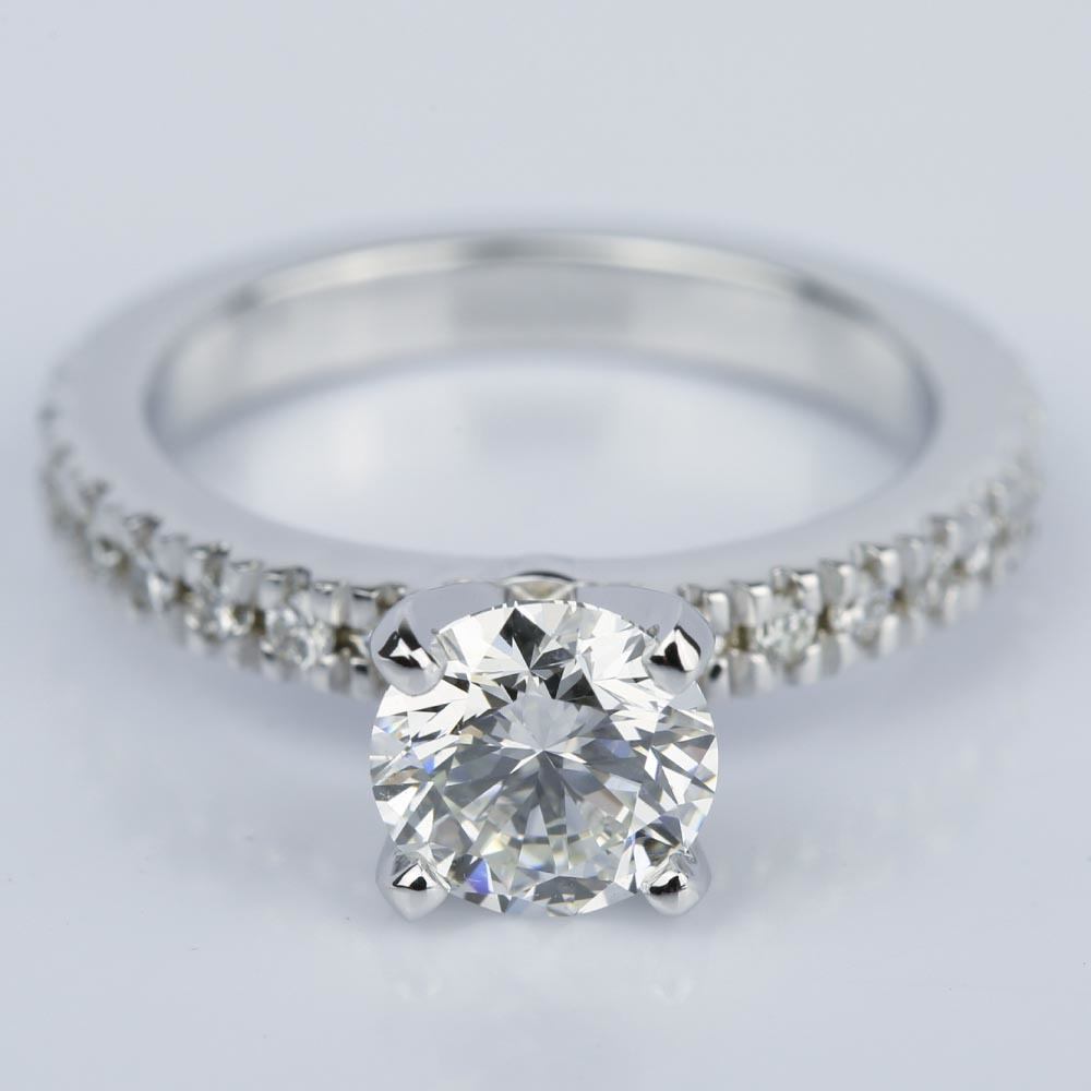 Flawless Diamond Ring In Platinum (1.2 Carat)